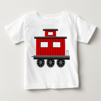T-shirt Pour Bébé Cambuse rouge de train