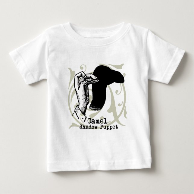 T-shirt Pour Bébé Camel Hand Puppet Shadow Games (Devant)