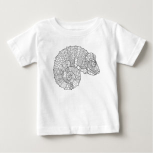 T-shirt Pour Bébé Caméléon Zendoodle