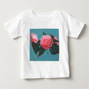 T-shirt Pour Bébé Camellia Japonica Sky