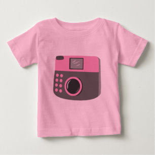 T-shirt Pour Bébé Caméra rétro