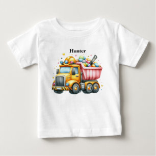 T-shirt Pour Bébé Camion à benne pour garçon