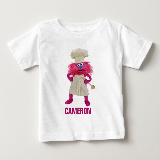 T-shirt Pour Bébé Camion alimentaire Monster de Cookie | Poing Gonge (Devant)