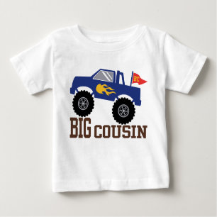T-shirt Pour Bébé Camion Big Cousin Monster