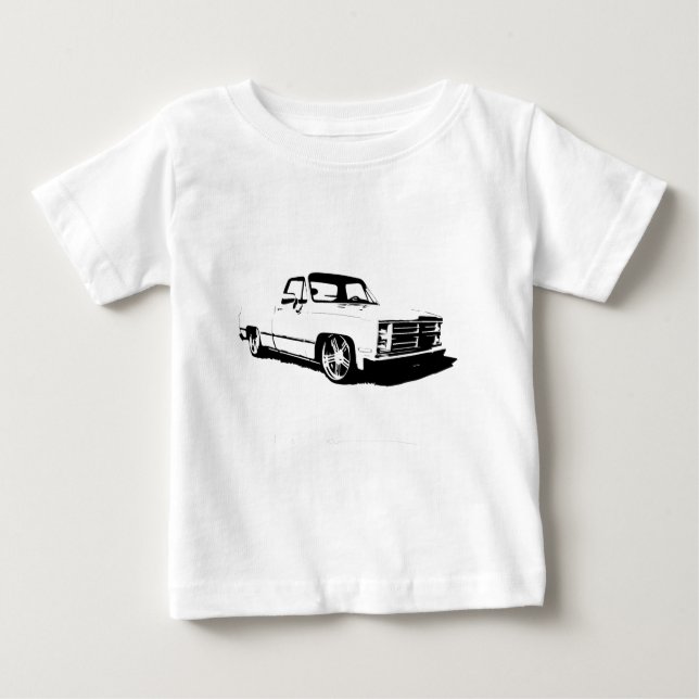 T-shirt Pour Bébé Camion C10 (Devant)
