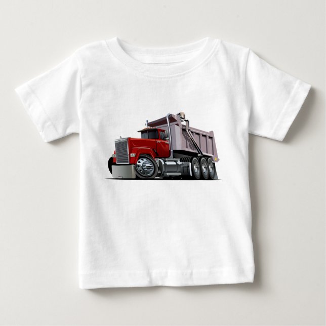 T-shirt Pour Bébé Camion de dessin (Devant)