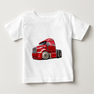 T-shirt Pour Bébé Camion de rouge de Peterbilt