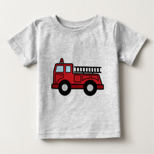 T-shirt Pour Bébé Camion de véhicule de secours de Firetruck de