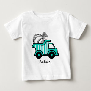 T-shirt Pour Bébé Camion de vidange de porte-anneau