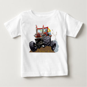 T-shirt Pour Bébé Camion monstre de dessin animé