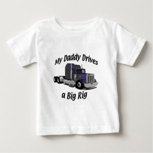T-shirt Pour Bébé Camionneurs - routiers - grande installation