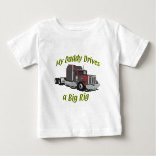 T-shirt Pour Bébé Camionneurs - routiers - grande installation