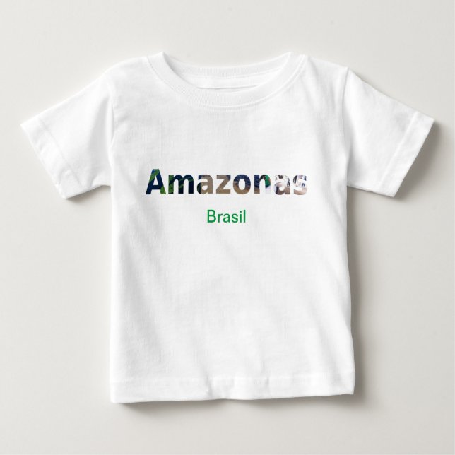 T-shirt Pour Bébé Camiseta Amazonas (Devant)