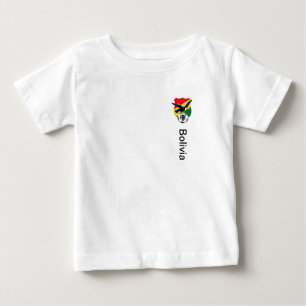 T-shirt Pour Bébé Camiseta Bolivie