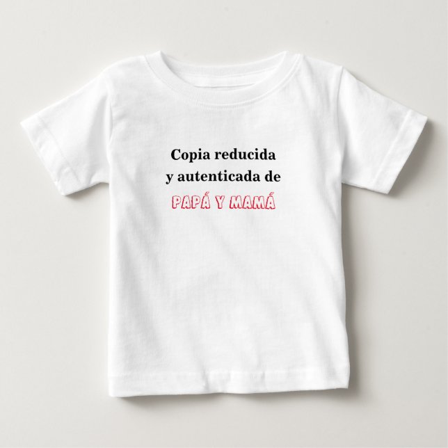 T-shirt Pour Bébé Camiseta Copia reducida  (Devant)