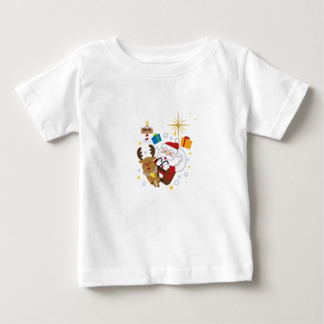 T-shirt Pour Bébé "Camiseta de bebé de algodón unisex – Suave, resis (Devant)
