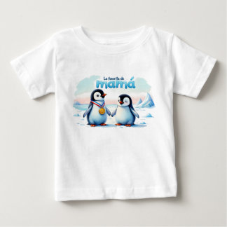 T-shirt Pour Bébé Camiseta divertida de pingüinos para niña