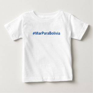 T-shirt Pour Bébé Camiseta Mar para la Bolivie