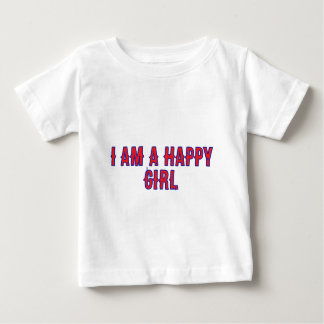 T-shirt Pour Bébé Camiseta Niña Feliz Sonriente Diseño Infantil