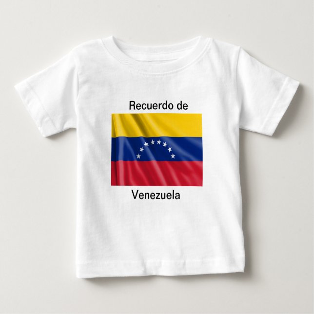 T-shirt Pour Bébé Camiseta recuerdo de Venezuela (Devant)