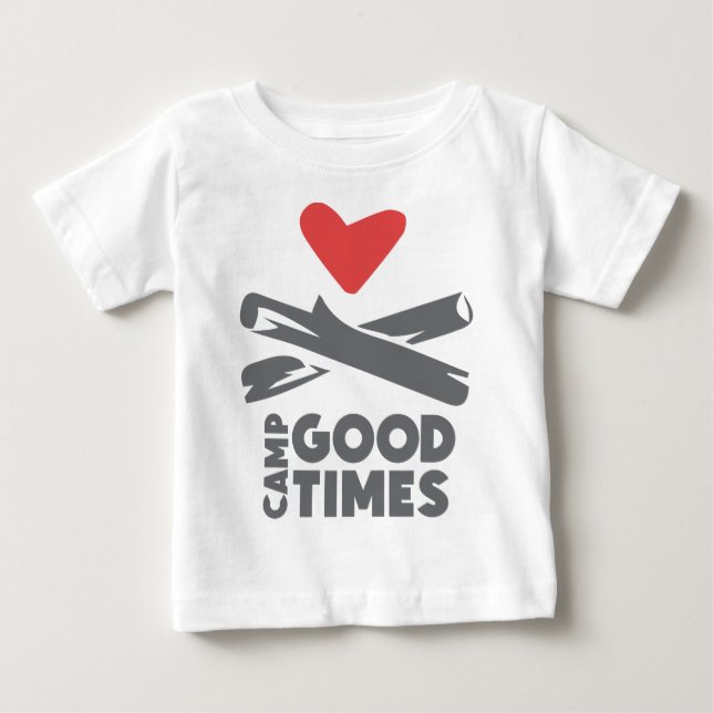 T-shirt Pour Bébé Camp Goodtimes (Devant)