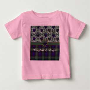 T-shirt Pour Bébé Campbell du clan Argyll Plaid Scottish tartan