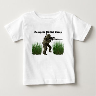 T-shirt Pour Bébé Campeurs allant camper