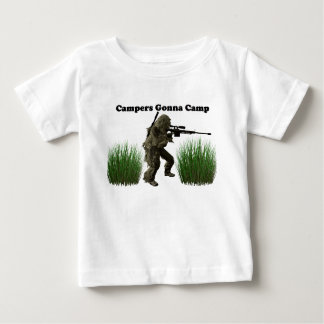 T-shirt Pour Bébé Campeurs allant camper