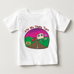 T-shirt Pour Bébé Camping amusant