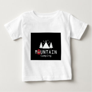 T-shirt Pour Bébé camping de montagne
