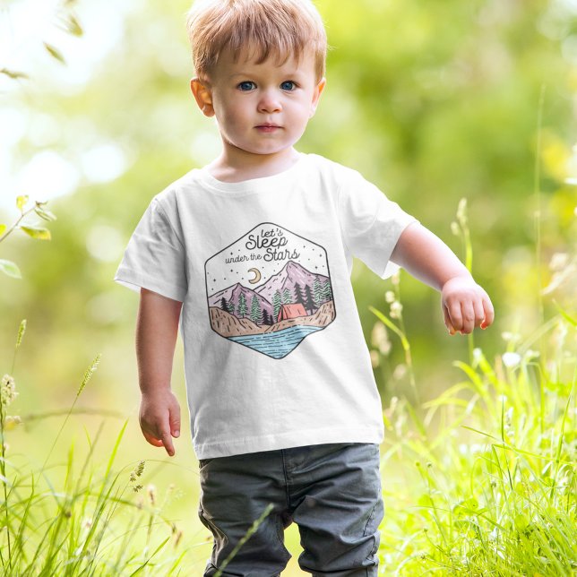 T-shirt Pour Bébé Camping familial Cute (Créateur téléchargé)