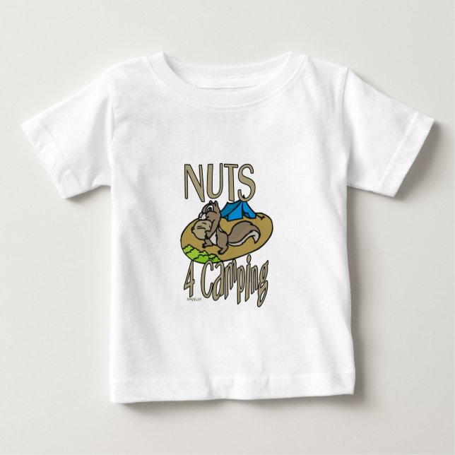 T-shirt Pour Bébé Camping Nuts 4 (Devant)