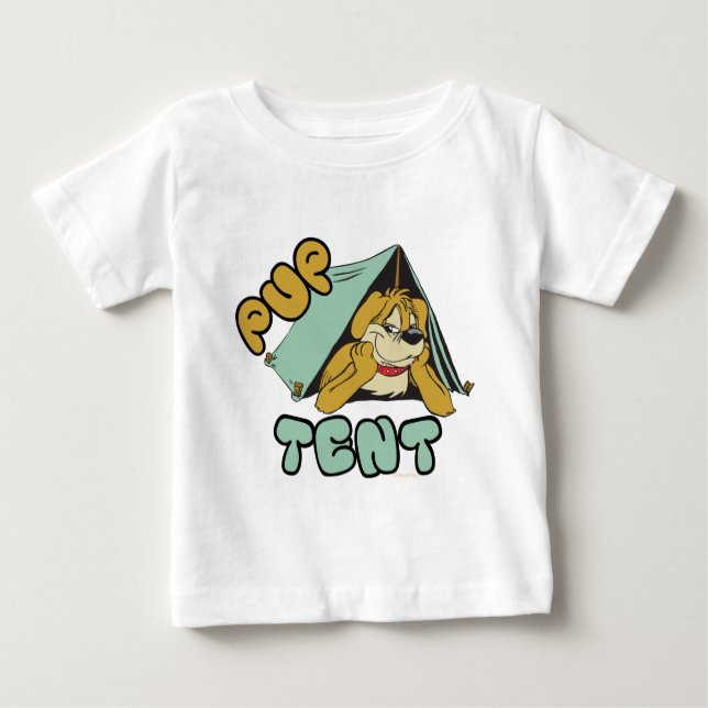T-shirt Pour Bébé Camping Tente Pup (Devant)