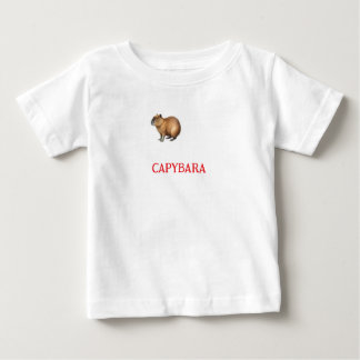 T-shirt Pour Bébé Camseta infantil unisex con la foto de capybara