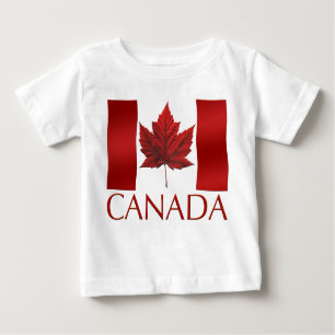 T-shirt Pour Bébé Canada Baby Creeper Canada Drapeau Souvenir Baby C