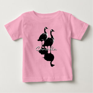 T-shirt Pour Bébé Canada Goose Baby Une pièce Canada Tootoo Custom