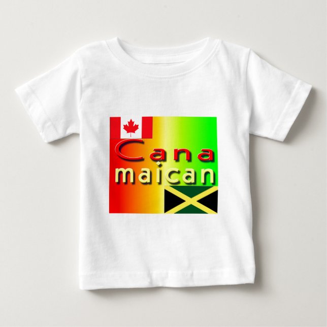 T-shirt Pour Bébé canaméen (Devant)