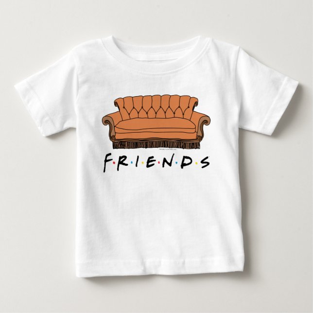 T-shirt Pour Bébé Canapé AMIS™ (Devant)