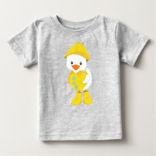 T-shirt Pour Bébé Canard, Bébé Canard, Canard Dans Le Manteau De Plu