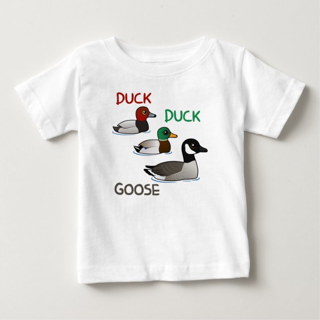T-shirt Pour Bébé Canard Canard Goose (Devant)