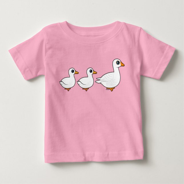 T-shirt Pour Bébé Canard Canard Goose domestique (Devant)