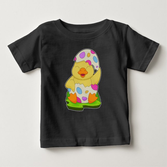 T-shirt Pour Bébé Canard Easter Easter (Devant)