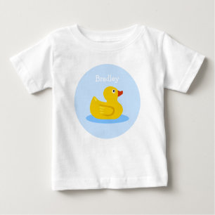 T-shirt Pour Bébé Canard en caoutchouc nage sur mesure