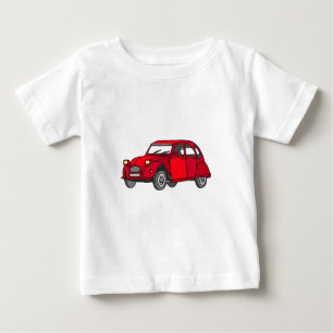 T-shirt Pour Bébé Canard rouge (2CV)