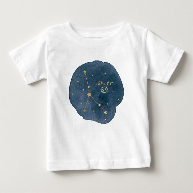 T-shirt Pour Bébé Cancer (Devant)