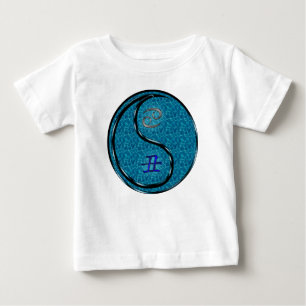 T-shirt Pour Bébé Cancer & Bœuf d'eau