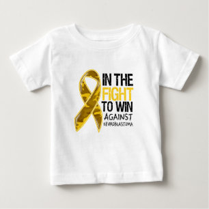 T-shirt Pour Bébé Cancer de neuroblastome - combat à gagner