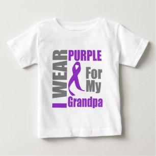 T-shirt Pour Bébé Cancer du Pancréas Je Porte Un Grand Bande De Rub
