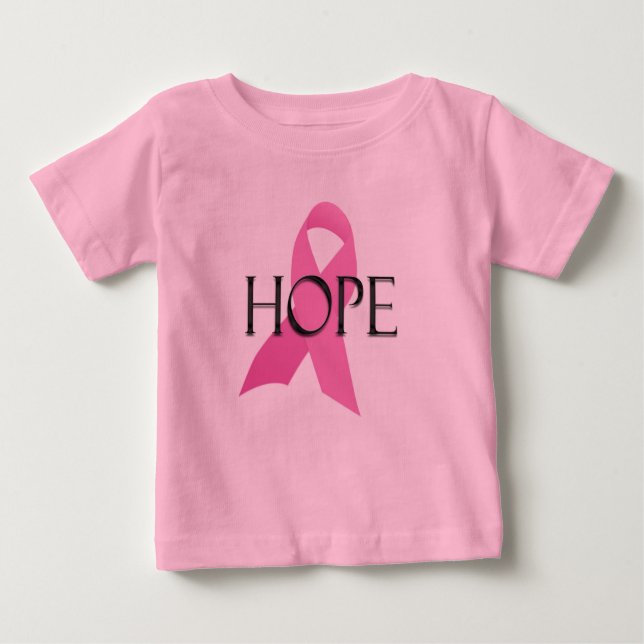 T-shirt Pour Bébé Cancer du sein HOPE chemise enfants (Devant)