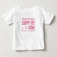cancer du sein soutien personnalisé cure Baby T-Sh